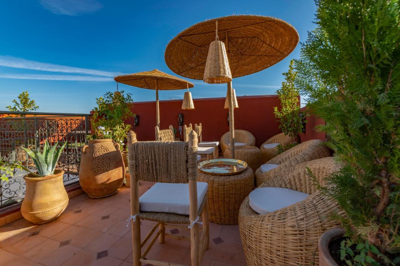 Riad dar El Arsa Rooftop&jacuzzi Marrakesh Exterior foto