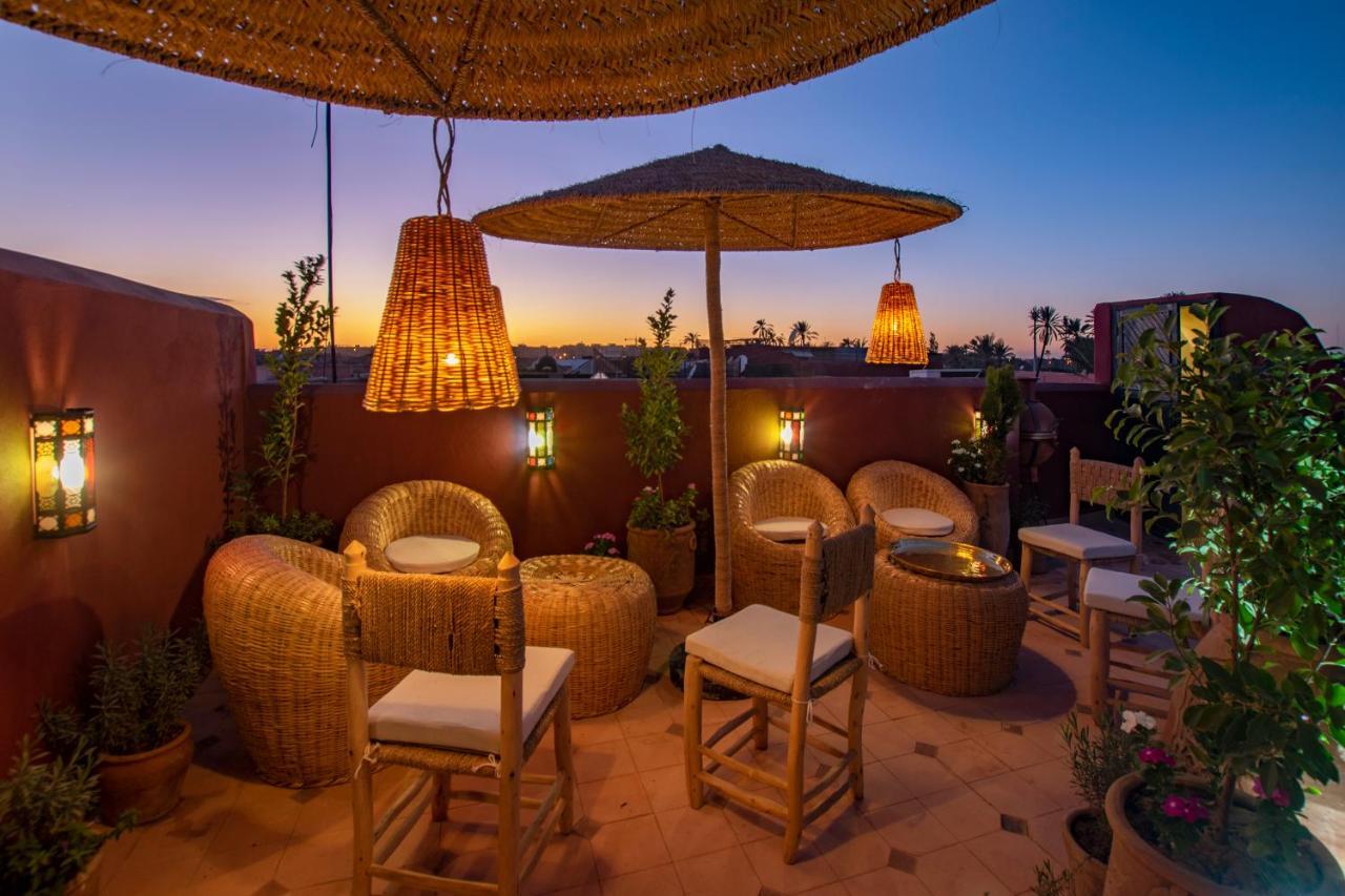 Riad dar El Arsa Rooftop&jacuzzi Marrakesh Exterior foto